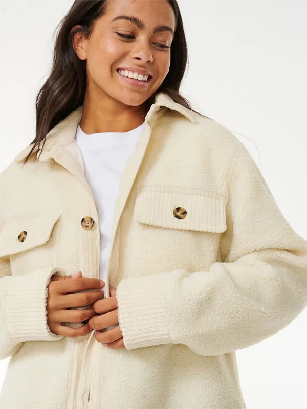 Pacific Dreams Sherpa Jacket Rayon Jacket Velvet Jacket Corduroy Jacket
