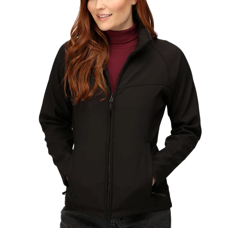 Regatta Professional Womens Uproar Softshell Jacket - Black Fleece Jacket Down Jacket Parka Regatta Professional Womens Uproar Softshell Jacket - Black Fleece Jacket Down Jacket Parka