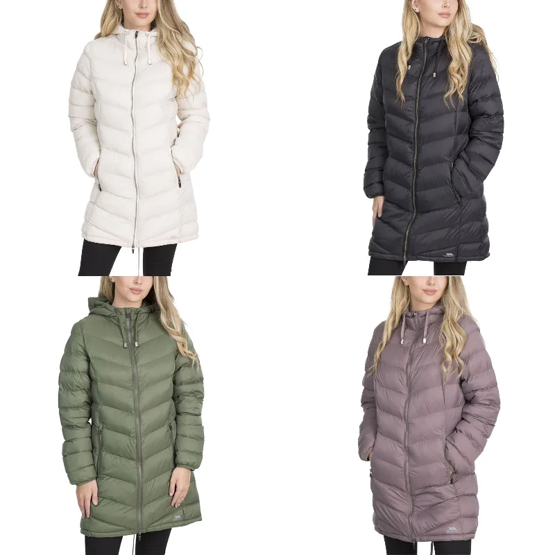 Trespass Womens Rianna Long Padded Jacket Fitted Jacket Loose Jacket Oversized Jacket Trespass Womens Rianna Long Padded Jacket Fitted Jacket Loose Jacket Oversized Jacket