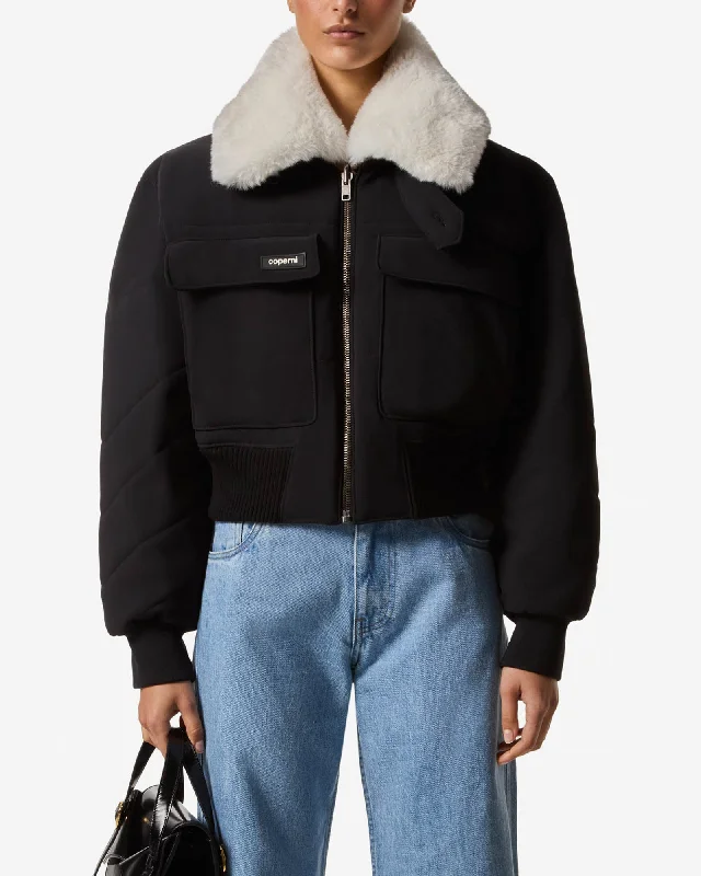 C+ Bomber Jacket Snapped Jacket Toggled Jacket Drawstring Jacket