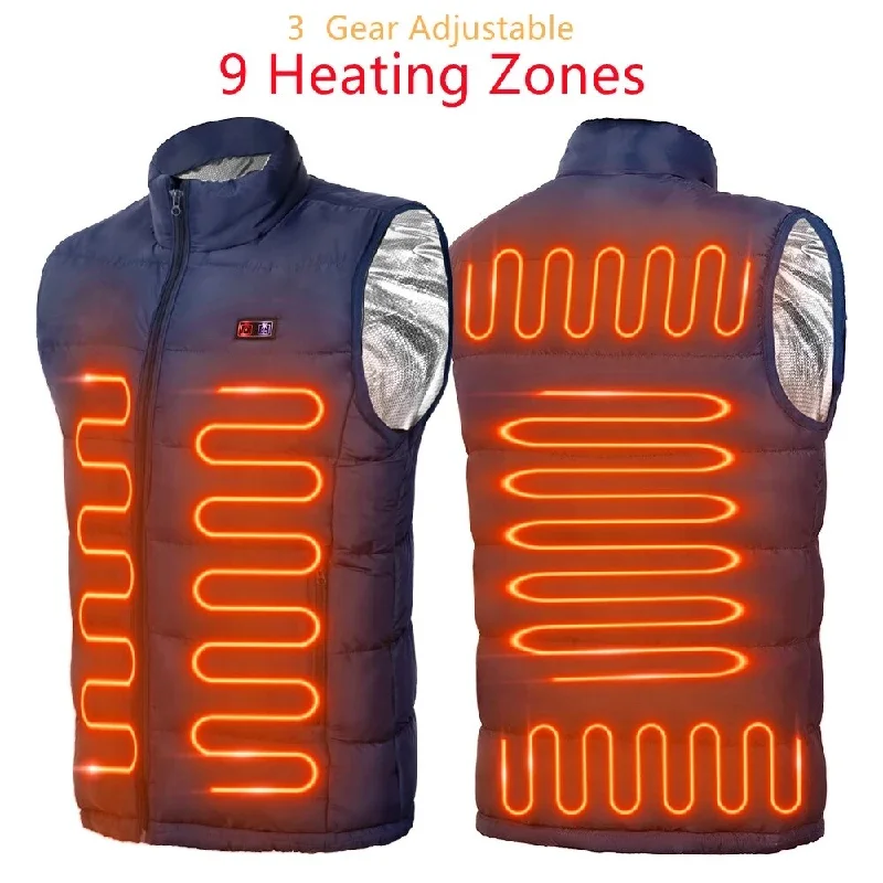 9 Areas Heated blue