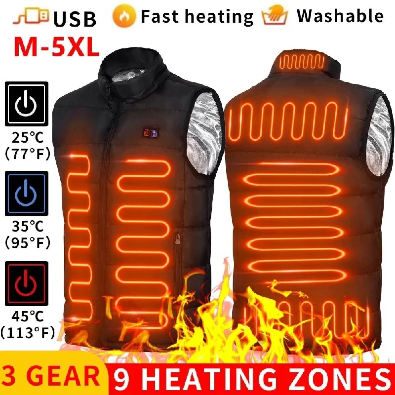 9 Areas Heated black