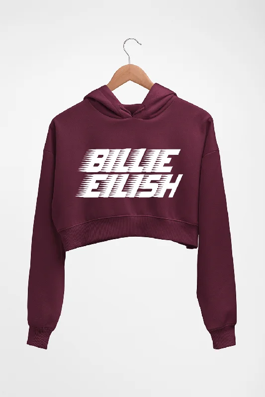 Billie Eilish Crop HOODIE FOR WOMEN Hoodie with Set-In Sleeves Structured Classic