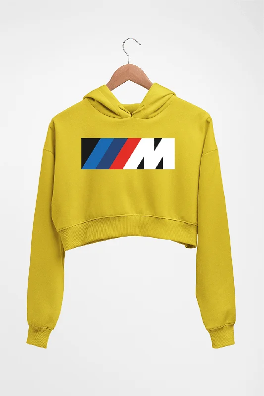 BMW Crop HOODIE FOR WOMEN Hoodie with High-Low Hem Asymmetrical Trendy