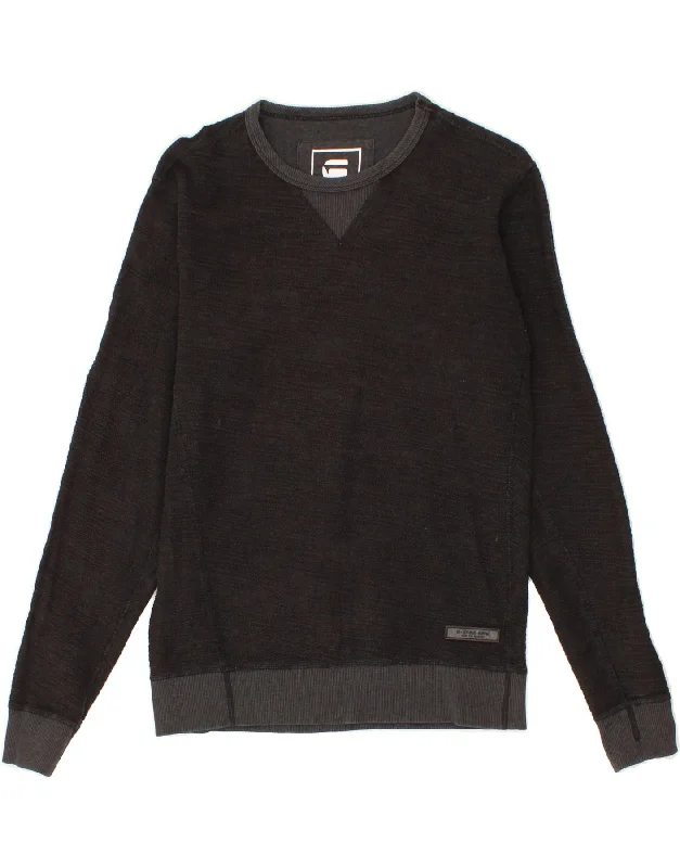 G-STAR Mens Sweatshirt Jumper Medium Black Cotton Cotton Hoodie Fleece Lining Warmth G-STAR Mens Sweatshirt Jumper Medium Black Cotton Cotton Hoodie Fleece Lining Warmth