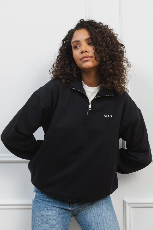 Runyon Uniform Full Length Quarter-Zip Sweatshirt Graphic Hoodie Design Print
