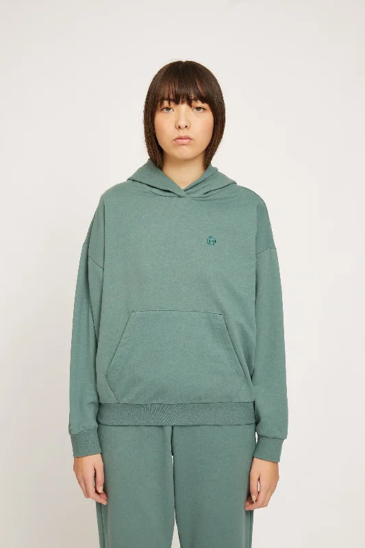 Willow Hoodie Hoodie with Frayed Bohemian Relaxed
