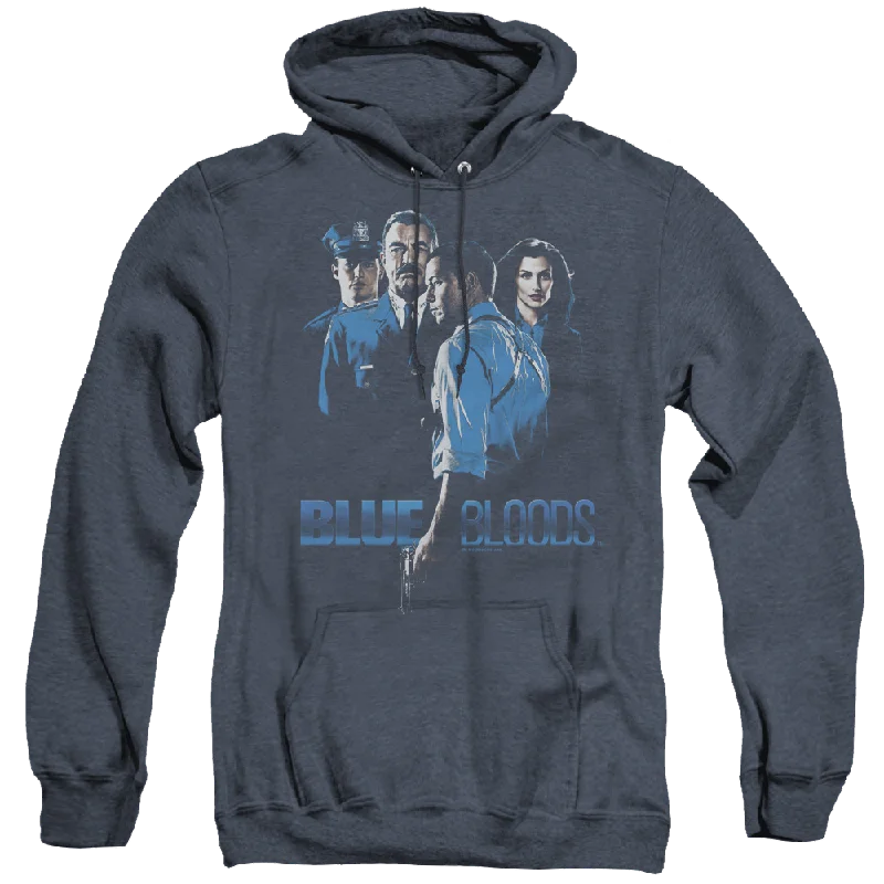 Blue Bloods Blue Bloods - Heather Pullover Hoodie Faux Fur Trim