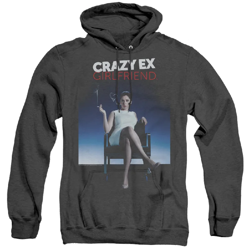 Crazy Ex-Girlfriend Crazy Ex Girlfriend - Heather Pullover Hoodie Zipper Front Cardigan Crazy Ex-Girlfriend Crazy Ex Girlfriend - Heather Pullover Hoodie Zipper Front Cardigan