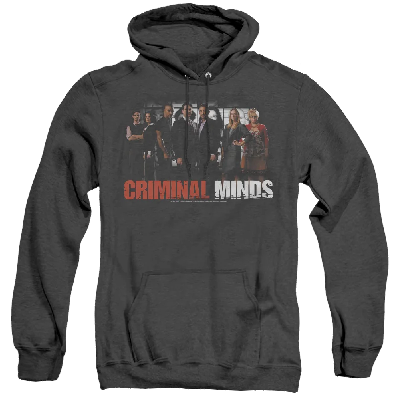 Criminal Minds The Brain Trust - Heather Pullover Hoodie Fine Merino Wool