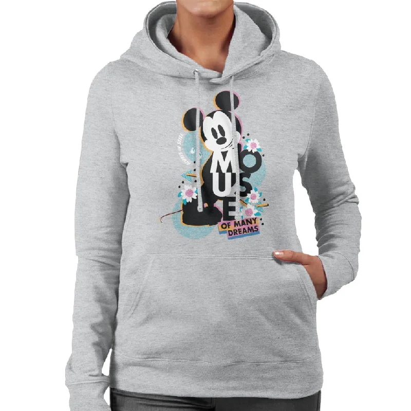 Disney Mickey Mouse Always In Style Women's Hooded Sweatshirt Hoodie with Oversized Fit Loose Comfortable Disney Mickey Mouse Always In Style Women's Hooded Sweatshirt Hoodie with Oversized Fit Loose Comfortable