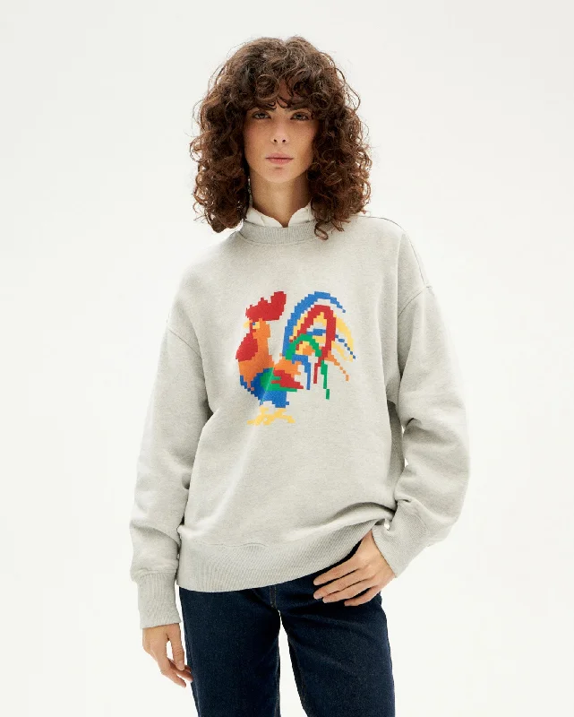 Gallo Tina Sweatshirt Hoodie with Puffed Sleeves Voluminous Trendy