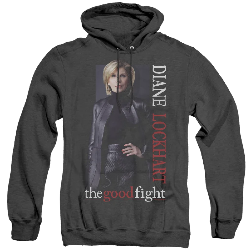 Good Fight, The Diane - Heather Pullover Hoodie Long Sleeve Pullover