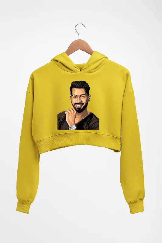 Hardik Pandya Crop HOODIE FOR WOMEN Hoodie Crop Top Short Trendy