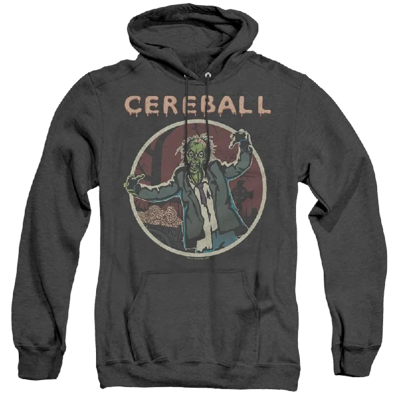 Hell Fest Cereball - Heather Pullover Hoodie Short Sleeve Top