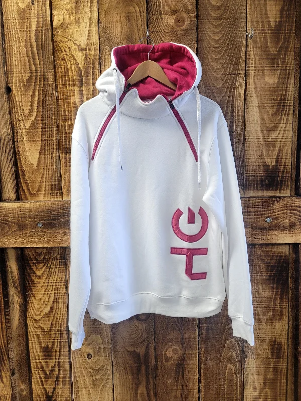 HG DOUBLE ZIP HOODIE Hoodie with Color Block Contrast Stylish