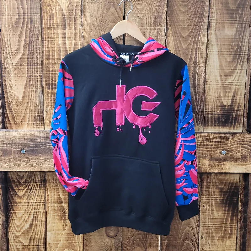 HG FLORAL HOODIE ONLY Hoodie with Lining Warm Insulated