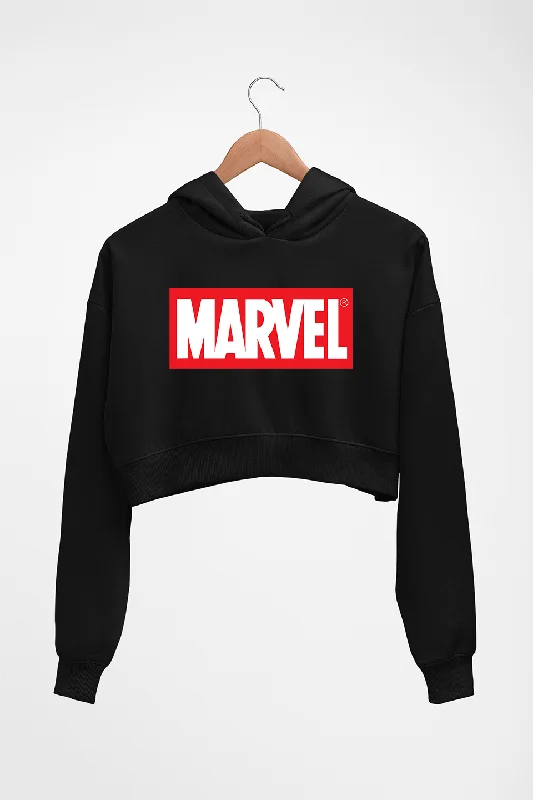 Marvel Crop HOODIE FOR WOMEN Hoodie with Bell Sleeves Flared Feminine