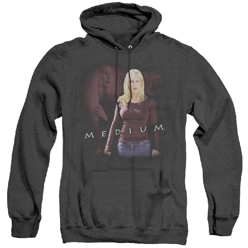 Medium Medium - Heather Pullover Hoodie Alpaca Blend Soft
