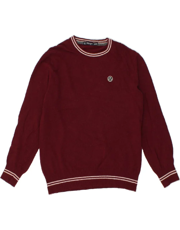 NORTH SAILS Womens Crew Neck Jumper Sweater UK 20 2XL Burgundy Wool Hooded Sweater Collared Sweater Shawl Collar NORTH SAILS Womens Crew Neck Jumper Sweater UK 20 2XL Burgundy Wool Hooded Sweater Collared Sweater Shawl Collar