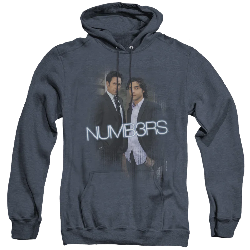 Numbers Don & Charlie - Heather Pullover Hoodie Ruffle Neck Pullover