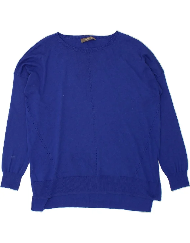 OASIS Womens Boat Neck Jumper Sweater UK 10 Small Blue Cotton Rayon Fabric Velvet Fabric Corduroy Fabric OASIS Womens Boat Neck Jumper Sweater UK 10 Small Blue Cotton Rayon Fabric Velvet Fabric Corduroy Fabric
