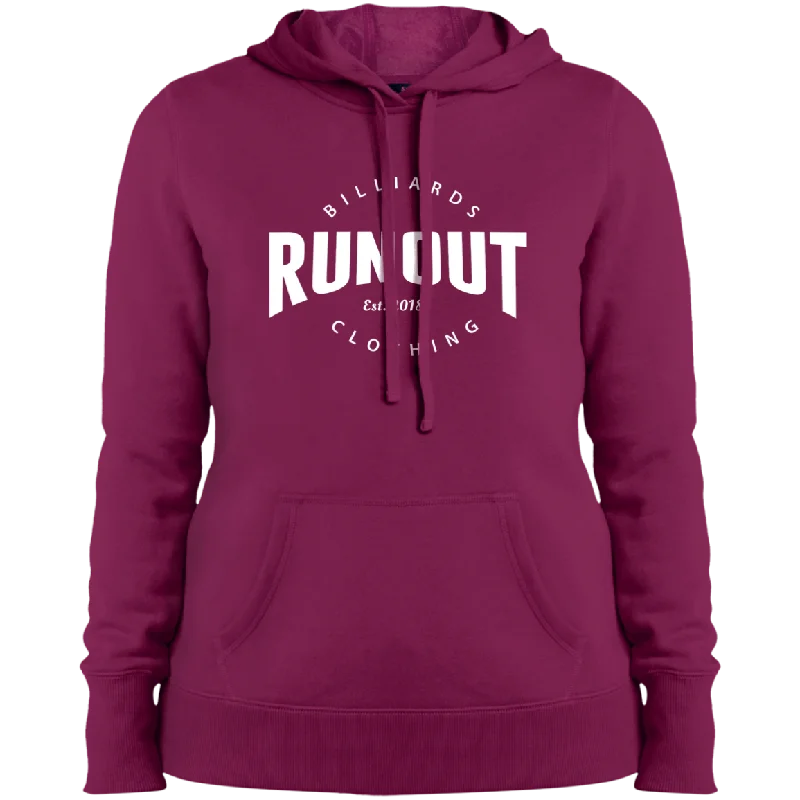 Runout Billiards Clothing Ladies' Hooded Sweatshirt Hoodie with Pastel Soft Subtle