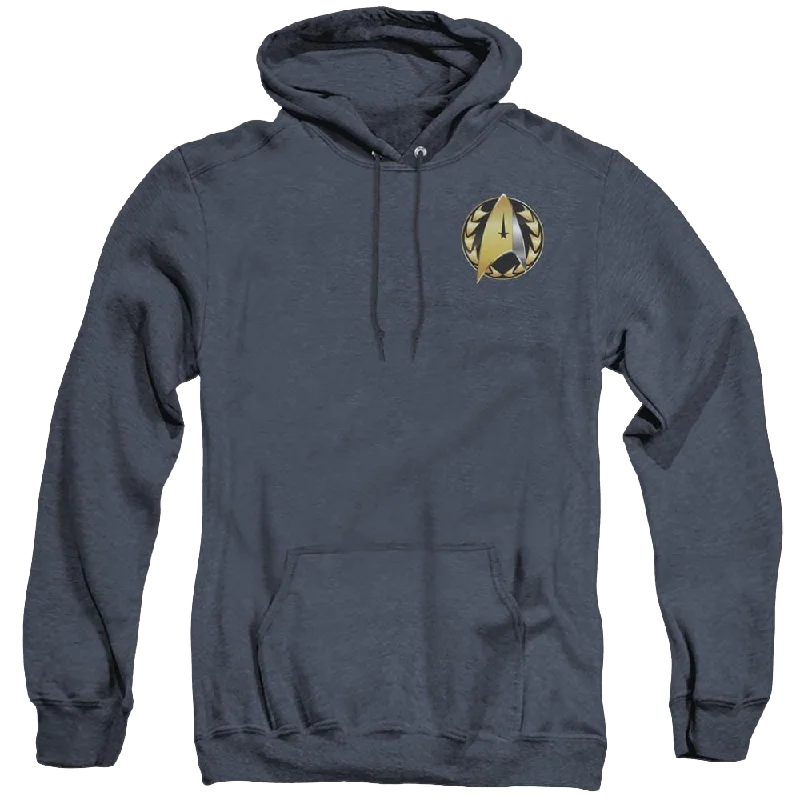 Star Trek Discovery Admiral Badge - Heather Pullover Hoodie Cable Knit Chunky