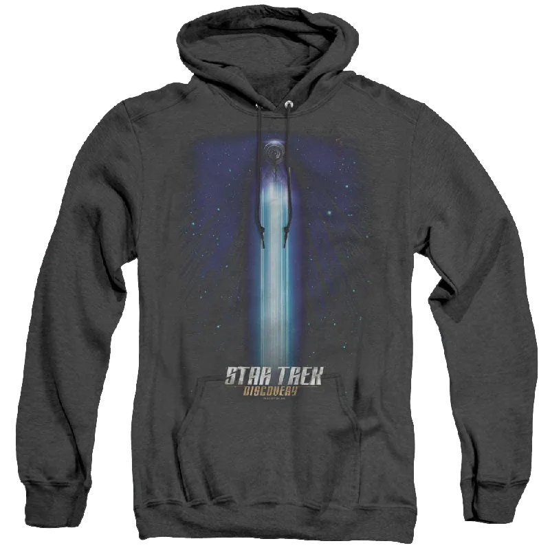 Star Trek Discovery Beams - Heather Pullover Hoodie Flare Sleeve Stylish