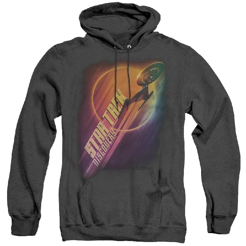 Star Trek Discovery Discovery Ascent - Heather Pullover Hoodie Long Bell Sleeve