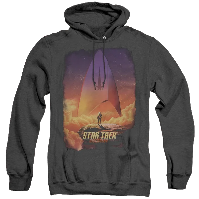 Star Trek Discovery The Explorer - Heather Pullover Hoodie Leg Sleeve Comfort