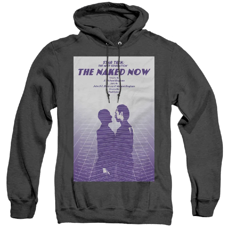 Star Trek The Next Generation Tng Season 1 Episode 3 - Heather Pullover Hoodie dolman Sleeve Top Star Trek The Next Generation Tng Season 1 Episode 3 - Heather Pullover Hoodie dolman Sleeve Top