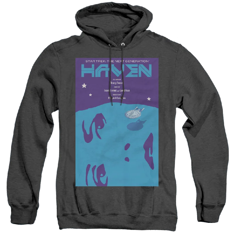 Star Trek The Next Generation Tng Season 1 Episode 11 - Heather Pullover Hoodie Bell Sleeve Stylish Star Trek The Next Generation Tng Season 1 Episode 11 - Heather Pullover Hoodie Bell Sleeve Stylish