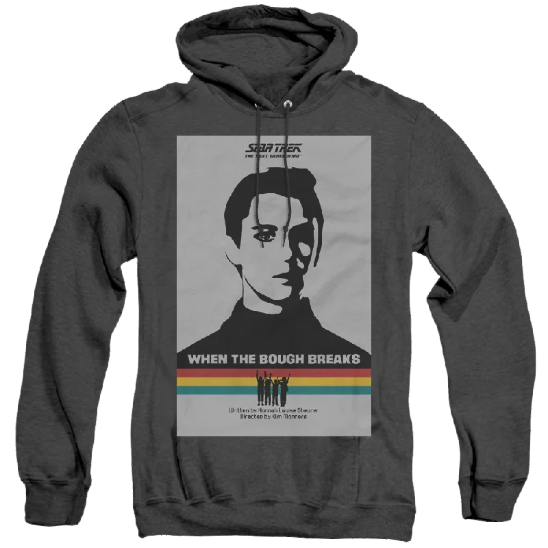 Star Trek The Next Generation Tng Season 1 Episode 17 - Heather Pullover Hoodie Zipper Front Cardigan Star Trek The Next Generation Tng Season 1 Episode 17 - Heather Pullover Hoodie Zipper Front Cardigan