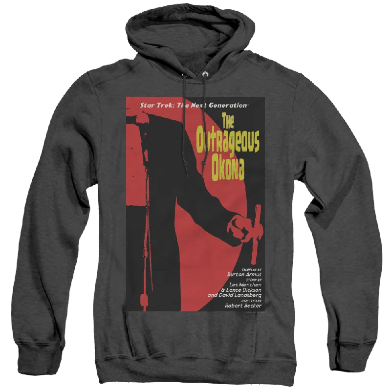 Star Trek The Next Generation Tng Season 2 Episode 4 - Heather Pullover Hoodie Seamless Knit Pullover Star Trek The Next Generation Tng Season 2 Episode 4 - Heather Pullover Hoodie Seamless Knit Pullover
