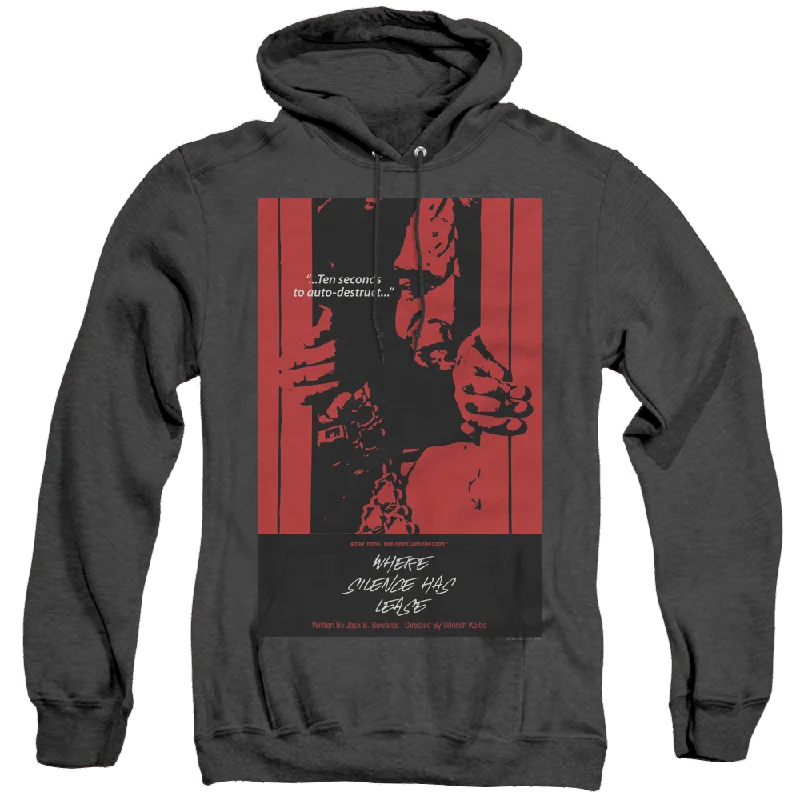 Star Trek The Next Generation Tng Season 2 Episode 2 - Heather Pullover Hoodie Fitted Ribbed Sweater Star Trek The Next Generation Tng Season 2 Episode 2 - Heather Pullover Hoodie Fitted Ribbed Sweater