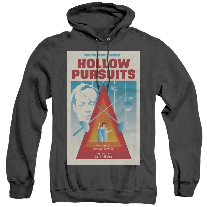 Star Trek The Next Generation Tng Season 3 Episode 21 - Heather Pullover Hoodie Deep Neck Pullover Star Trek The Next Generation Tng Season 3 Episode 21 - Heather Pullover Hoodie Deep Neck Pullover