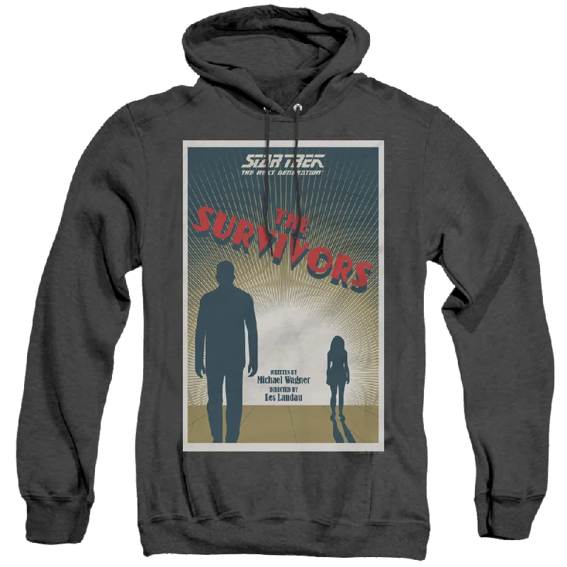 Star Trek The Next Generation Tng Season 3 Episode 3 - Heather Pullover Hoodie Sabrina Neck Pullover Star Trek The Next Generation Tng Season 3 Episode 3 - Heather Pullover Hoodie Sabrina Neck Pullover