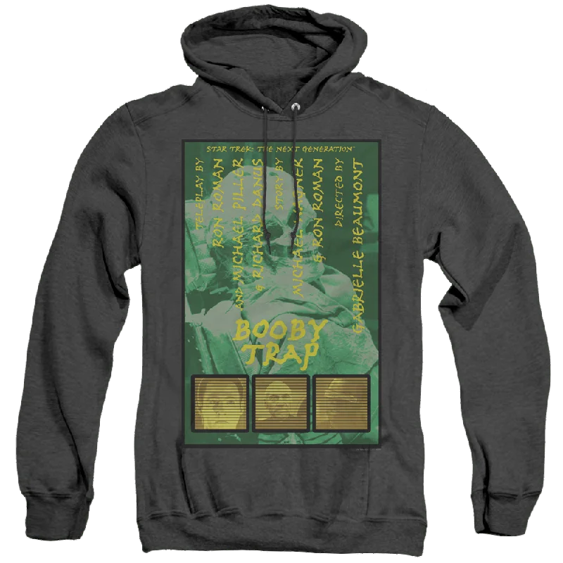 Star Trek The Next Generation Tng Season 3 Episode 6 - Heather Pullover Hoodie Polo Neck Sweater Star Trek The Next Generation Tng Season 3 Episode 6 - Heather Pullover Hoodie Polo Neck Sweater