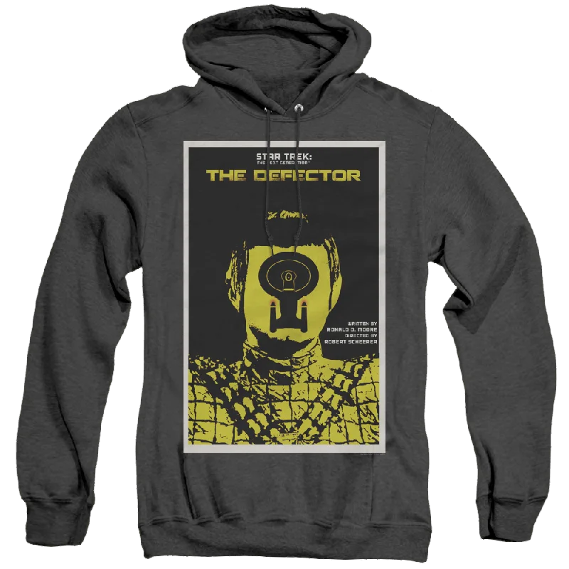 Star Trek The Next Generation Tng Season 3 Episode 10 - Heather Pullover Hoodie One Shoulder Top Star Trek The Next Generation Tng Season 3 Episode 10 - Heather Pullover Hoodie One Shoulder Top