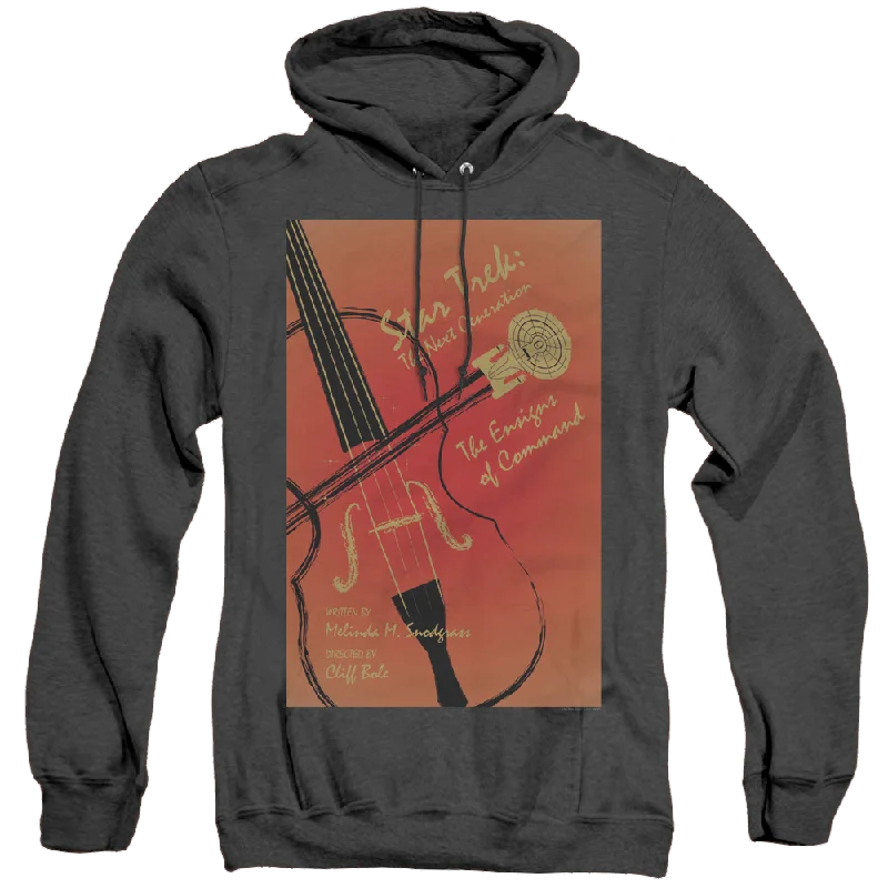 Star Trek The Next Generation Tng Season 3 Episode 2 - Heather Pullover Hoodie Scalloped Neck Pullover Star Trek The Next Generation Tng Season 3 Episode 2 - Heather Pullover Hoodie Scalloped Neck Pullover