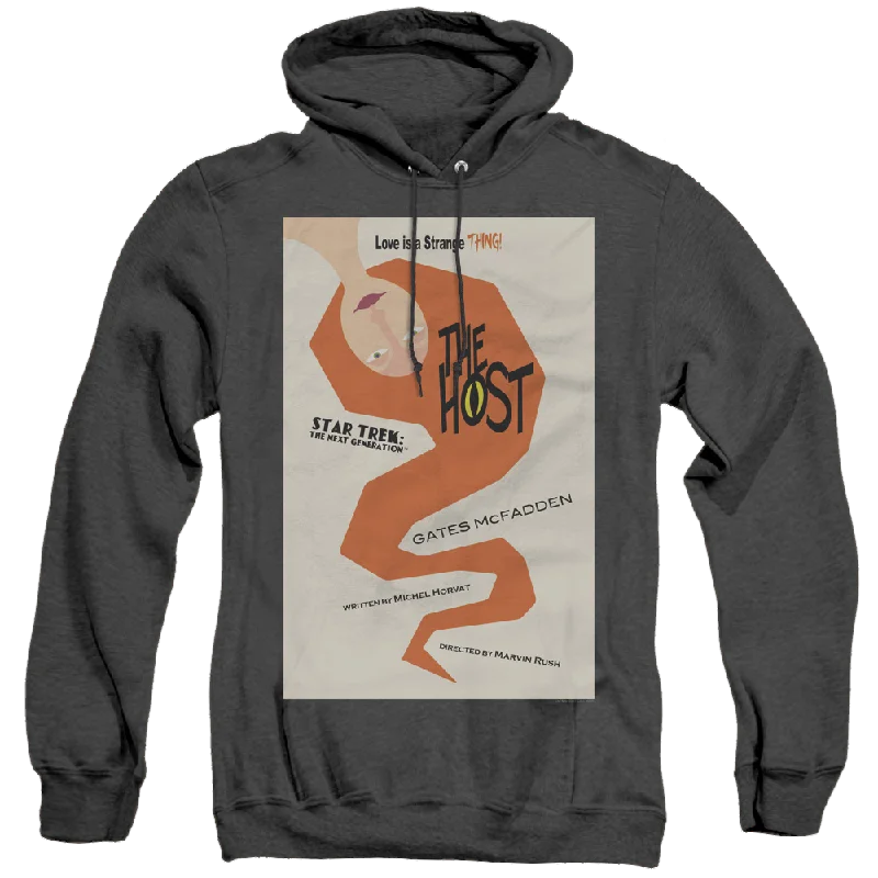 Star Trek The Next Generation Tng Season 4 Episode 23 - Heather Pullover Hoodie Leg Sleeve Comfort Star Trek The Next Generation Tng Season 4 Episode 23 - Heather Pullover Hoodie Leg Sleeve Comfort