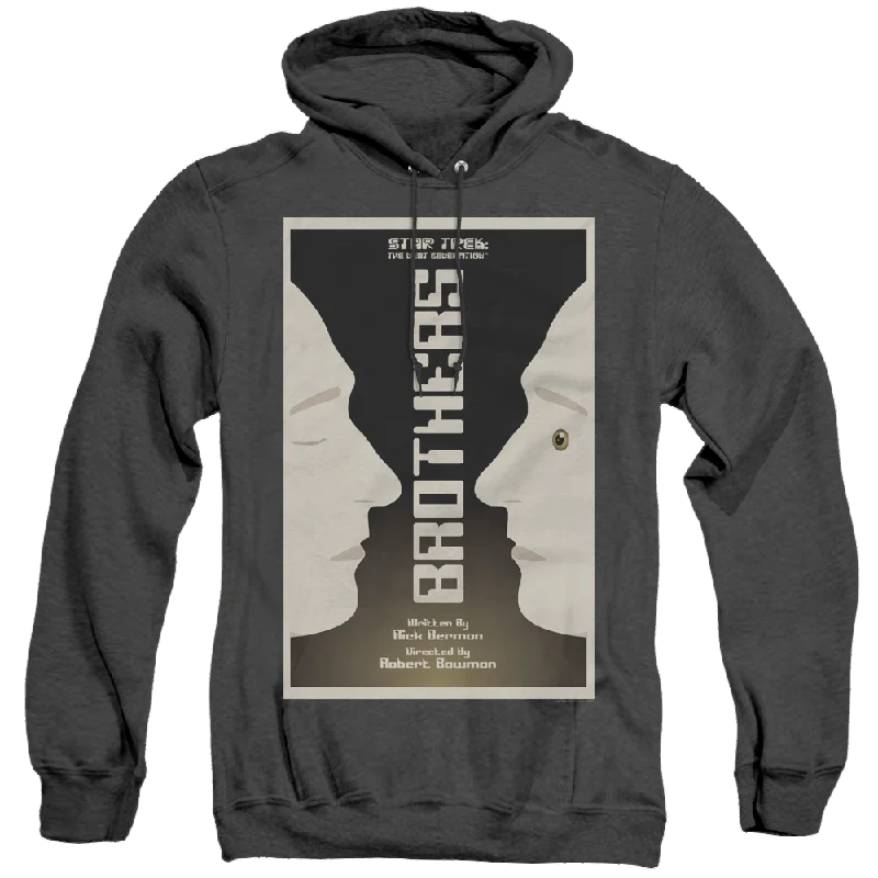 Star Trek The Next Generation Tng Season 4 Episode 3 - Heather Pullover Hoodie Wrist Length Sleeve Star Trek The Next Generation Tng Season 4 Episode 3 - Heather Pullover Hoodie Wrist Length Sleeve