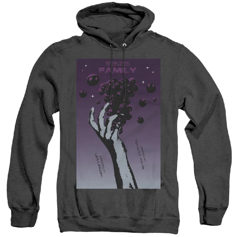 Star Trek The Next Generation Tng Season 4 Episode 2 - Heather Pullover Hoodie Asymmetrical Neck Pullover Star Trek The Next Generation Tng Season 4 Episode 2 - Heather Pullover Hoodie Asymmetrical Neck Pullover