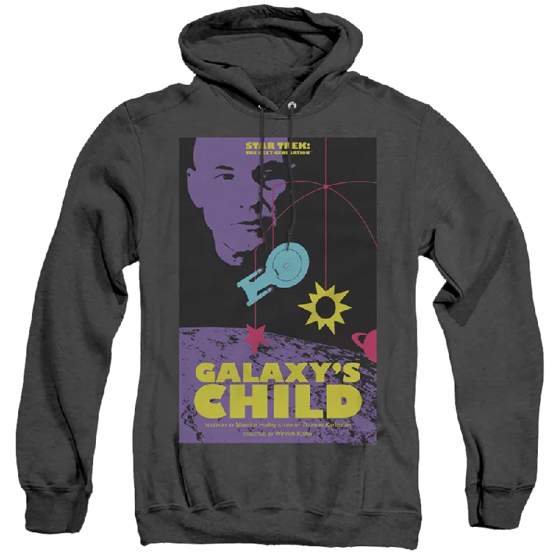 Star Trek The Next Generation Tng Season 4 Episode 16 - Heather Pullover Hoodie Set Sleeve Pullover Star Trek The Next Generation Tng Season 4 Episode 16 - Heather Pullover Hoodie Set Sleeve Pullover