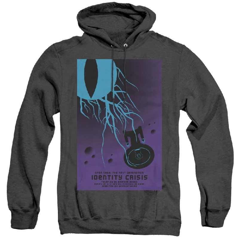 Star Trek The Next Generation Tng Season 4 Episode 18 - Heather Pullover Hoodie Saggy Sleeve Comfort Star Trek The Next Generation Tng Season 4 Episode 18 - Heather Pullover Hoodie Saggy Sleeve Comfort