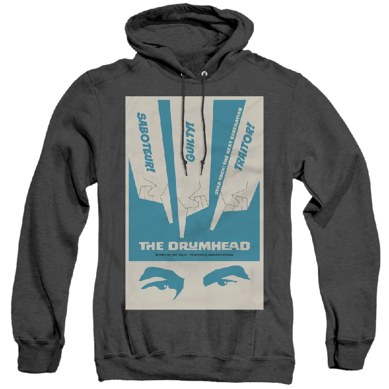 Star Trek The Next Generation Tng Season 4 Episode 21 - Heather Pullover Hoodie One Shoulder Top Star Trek The Next Generation Tng Season 4 Episode 21 - Heather Pullover Hoodie One Shoulder Top