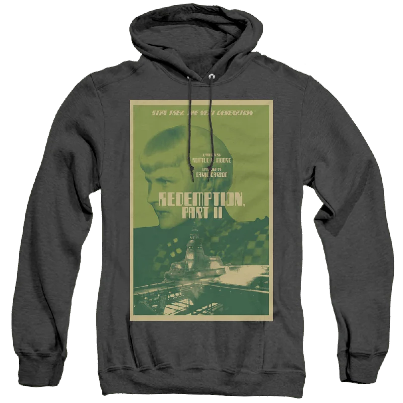 Star Trek The Next Generation Tng Season 5 Episode 1 - Heather Pullover Hoodie Flare Sleeve Stylish Star Trek The Next Generation Tng Season 5 Episode 1 - Heather Pullover Hoodie Flare Sleeve Stylish