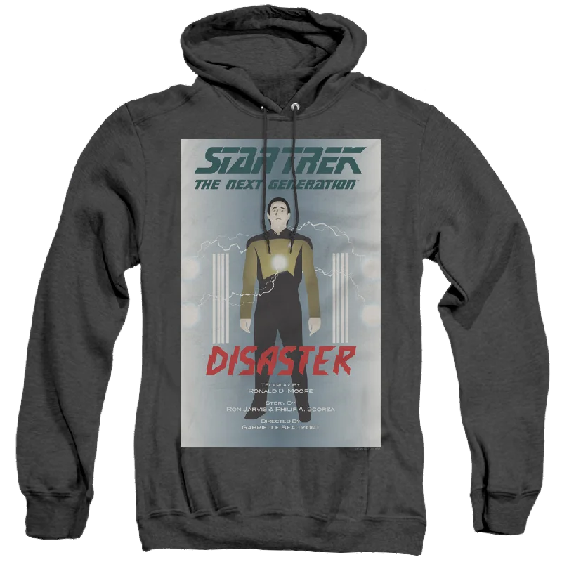 Star Trek The Next Generation Tng Season 5 Episode 5 - Heather Pullover Hoodie Boyleg Sleeve Pullover Star Trek The Next Generation Tng Season 5 Episode 5 - Heather Pullover Hoodie Boyleg Sleeve Pullover