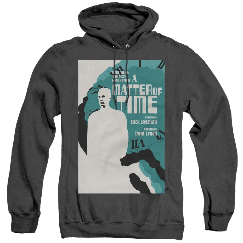 Star Trek The Next Generation Tng Season 5 Episode 9 - Heather Pullover Hoodie Bishop Sleeve Elegant Star Trek The Next Generation Tng Season 5 Episode 9 - Heather Pullover Hoodie Bishop Sleeve Elegant